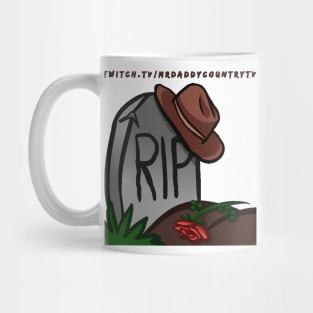 MrDaddyCountryTV RIP Dark Text Mug